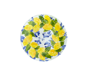 Color Me Mine Brentwood Lemon Delft Platter