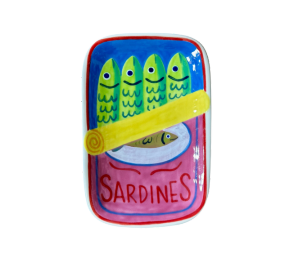 Color Me Mine Brentwood Open Sardines App Plate